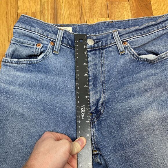 Levis Premium 541 Jeans‎ Mens 33x32 Blue light wash zip athletic taper - Picture 9 of 10